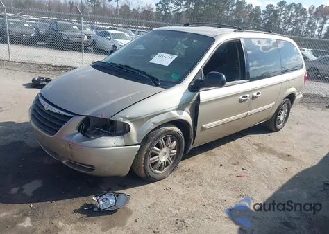 2006 Chrysler Town & Country Touring из США, поврежденный, VIN 2A4GP54L36R917776